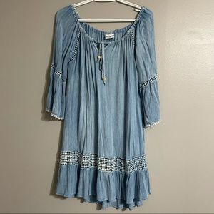 Light Wash Jean Dress